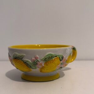 Temp-Tations Yellow Lemon Ceramic Bowl
